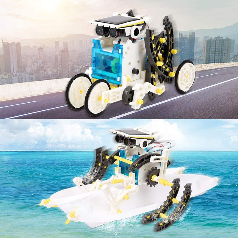 13'ü 1 Arada Eğitici Güneş Enerjili Robot Kiti: Bilim STEM Yapım Oyuncakları